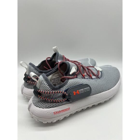 Under Armour Charged Fat Tire Gray Low Top Hiking Shoes 3027562-100 Men Size 10 - Picture 9 of 12